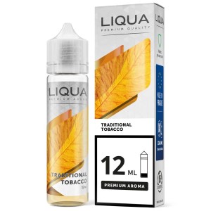 Liqua Traditional Tobacco 12ml/60ml Bottle flavor